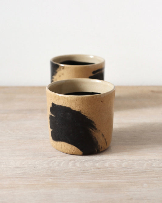 Brush-stroked toffee set