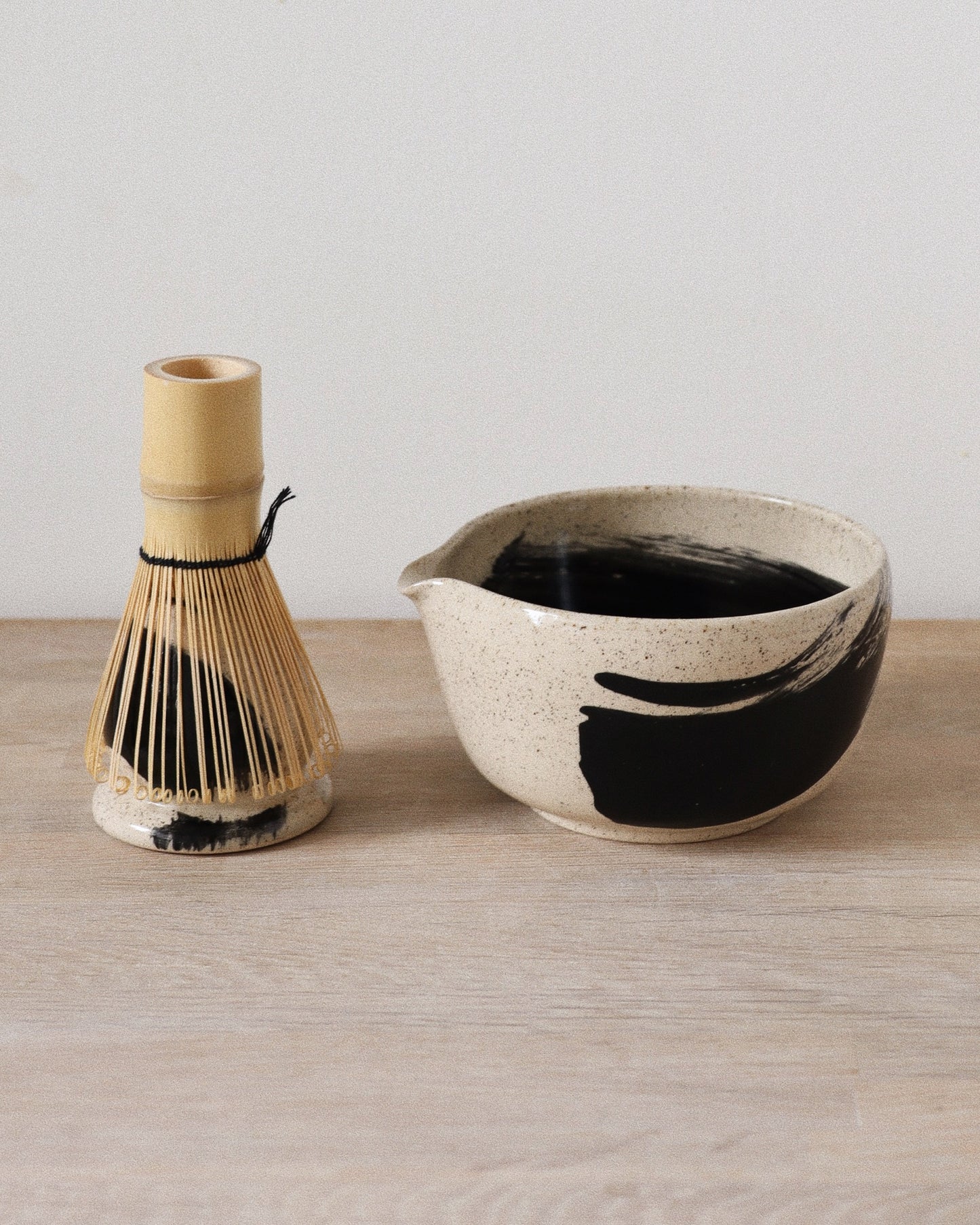 Brush-stroked Matcha Set