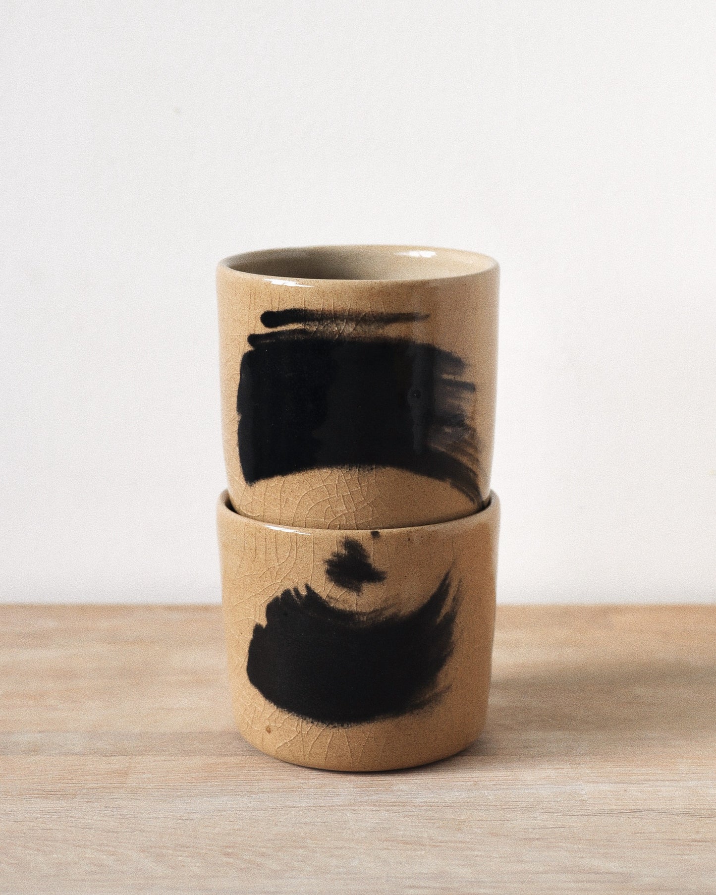 Brush-stroked toffee set