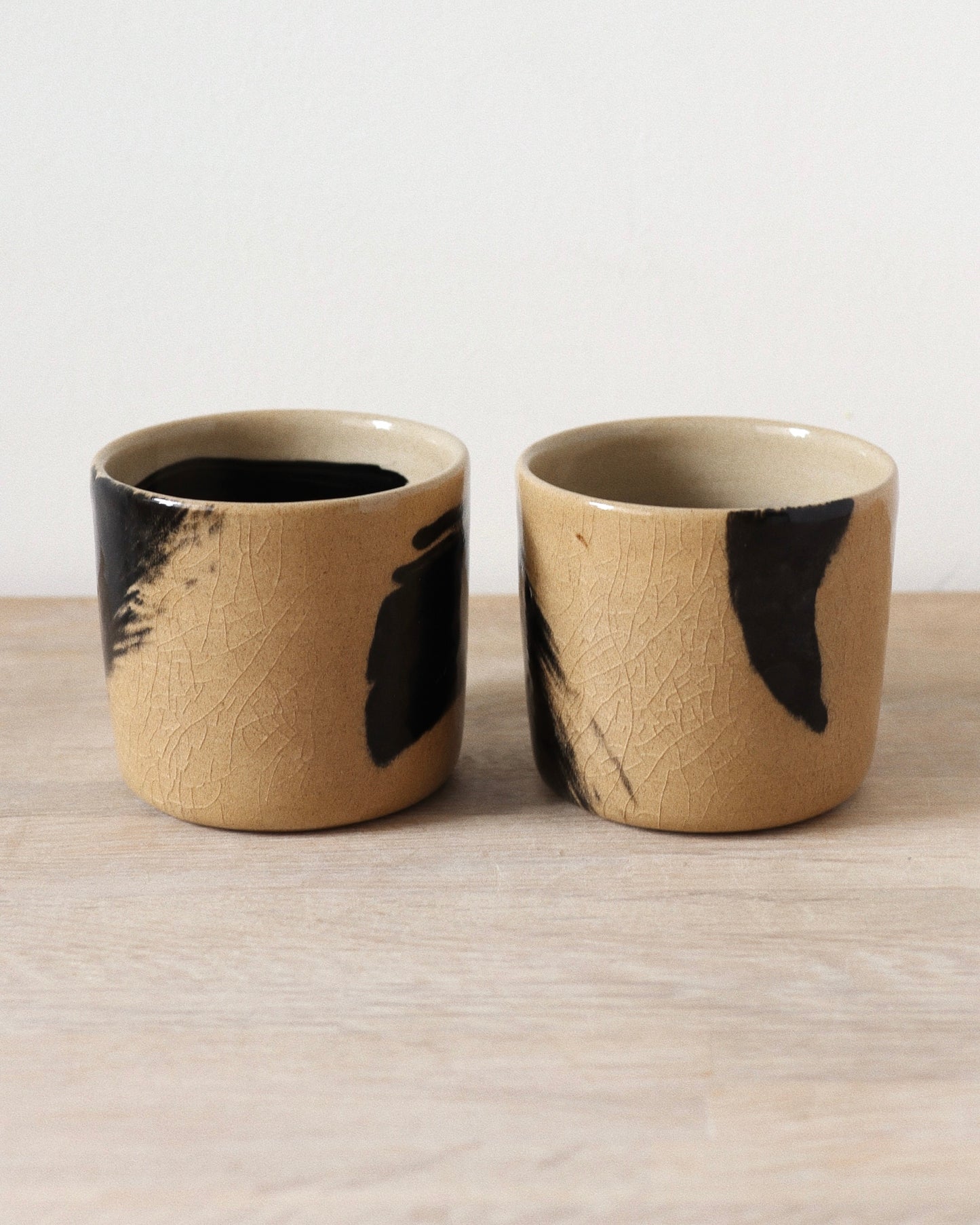 Brush-stroked toffee set