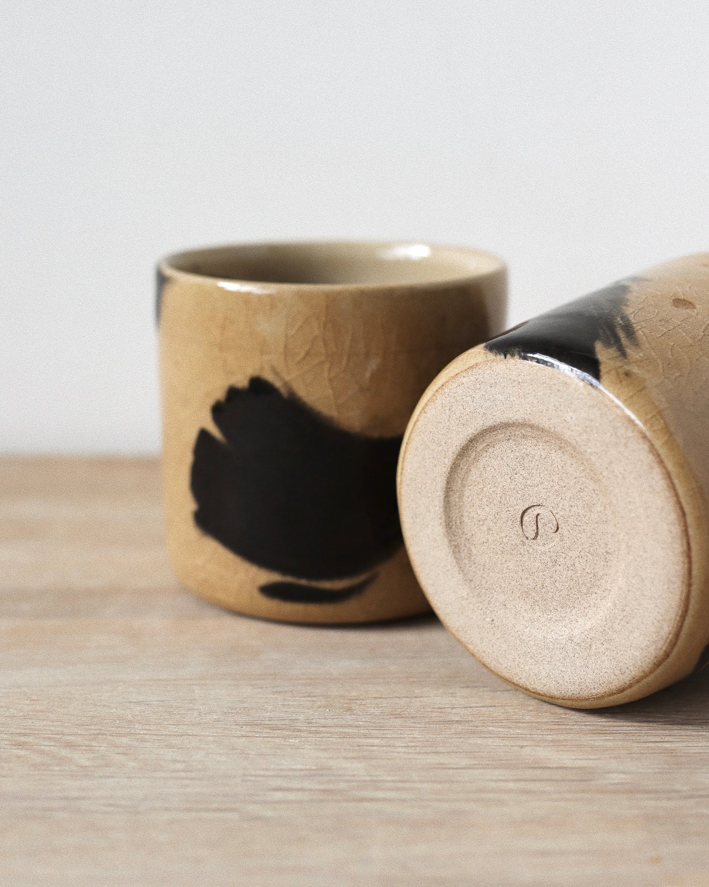 Brush-stroked toffee set