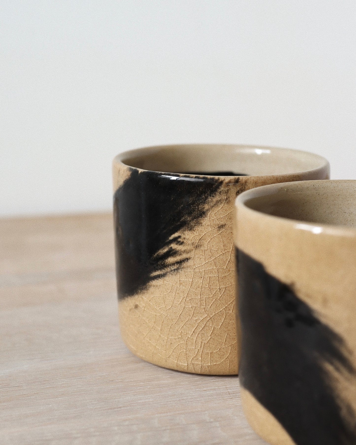 Brush-stroked toffee set