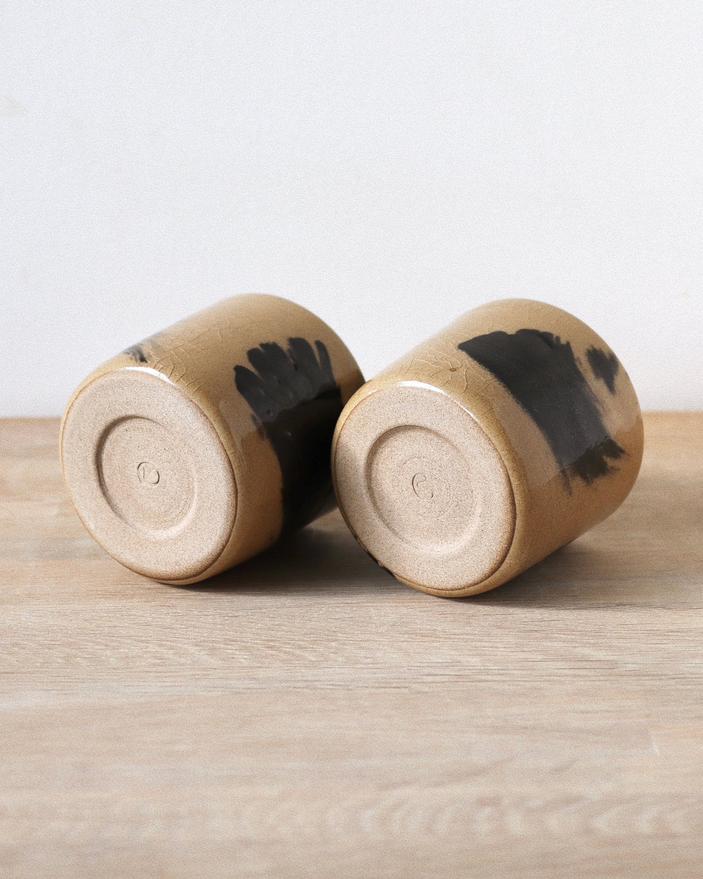 Brush-stroked toffee set