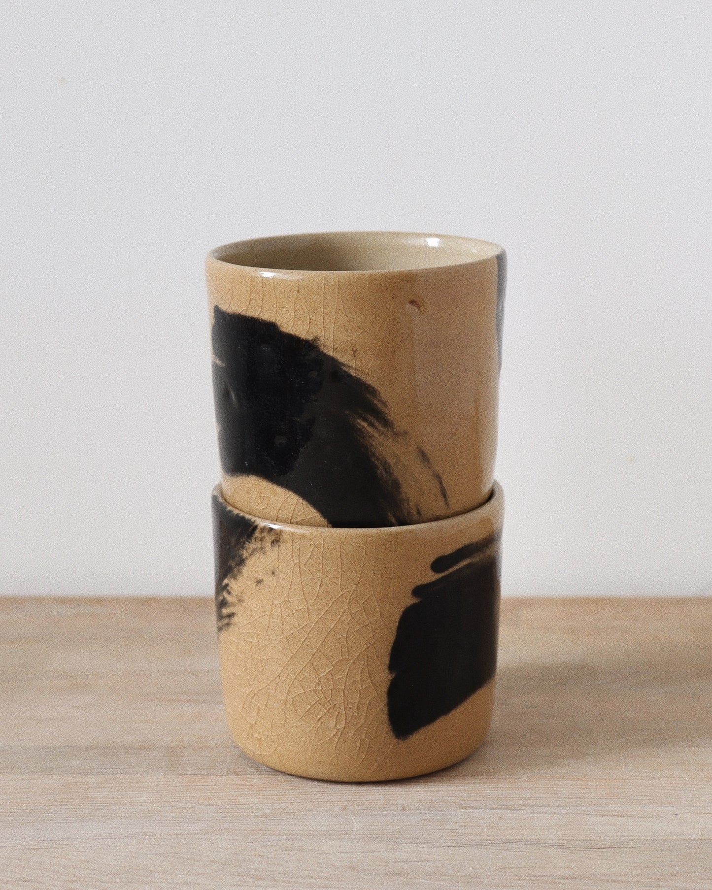 Brush-stroked toffee set