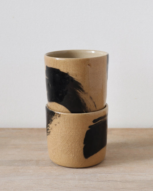 Brush-stroked toffee set