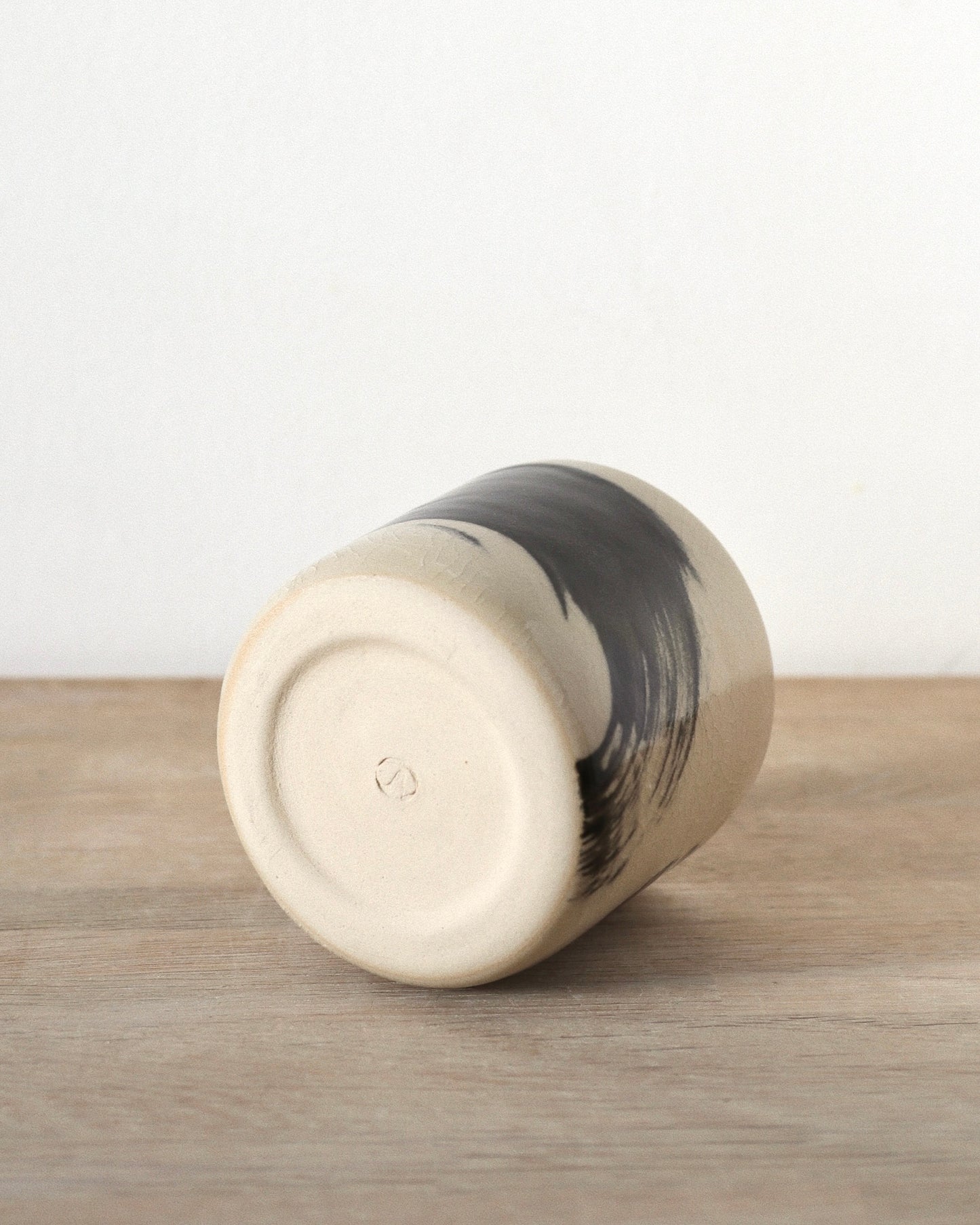 Crackled Brush-stroked Cup