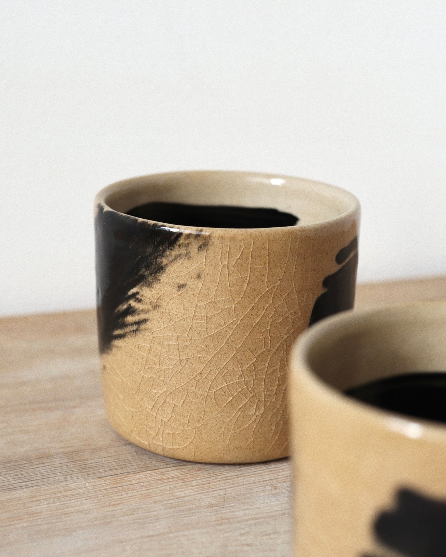 Brush-stroked toffee set