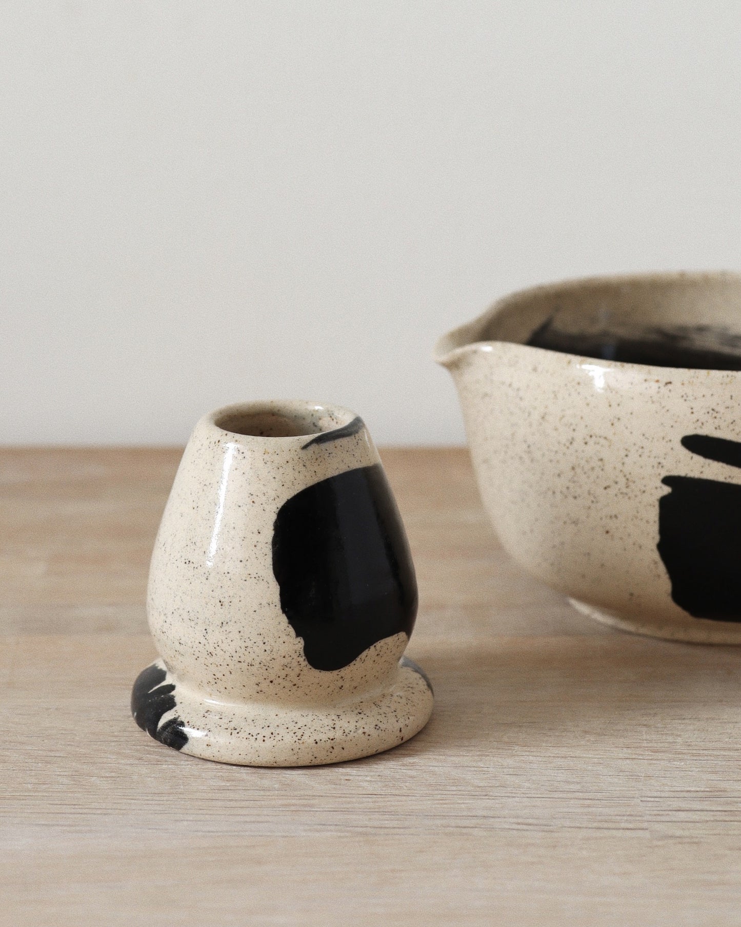 Brush-stroked Matcha Set