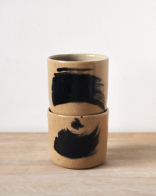 Brush-stroked toffee set